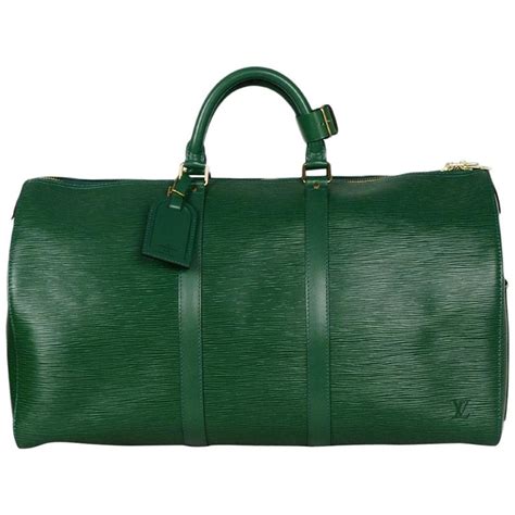 dark green handbag louis vuitton|louis vuitton green duffle bag.